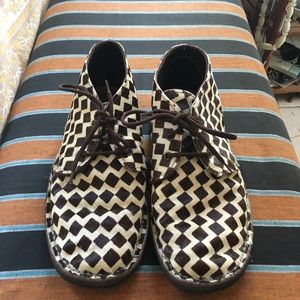 Brother Vellies checkers erongo calf skin shoes. Almost brand new, size …